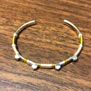 Stella & Dot Silver Cuff Bracelet